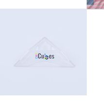 Crystal Clear Cube Display Stand - Elegant Glass Pedestal, 75mm Compatible - $10.88