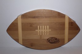 Dr. Pepper Logo Football Shaped Wood Cutting Board - £15.83 GBP