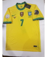 Richarlison Brazil Copa America Final Stadium Yellow Home Soccer Jersey ... - £72.11 GBP