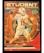 2024 Prizm Draft Picks Student Orientation Red Ice Arch Manning Rated Pr... - $49.49