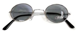 12 Pair Jl Round Dark Lense Wire Silver Frame Sunglasses Hippie Fashion Peace - £18.97 GBP