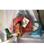 Disney Animators Collection Mini Doll Set Moana W/case Assessories - $9.60
