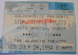 Stone Temple Pilots 1994 Ticket Stub VG Aladdin Theatre Goldenvoice Pres... - $9.77