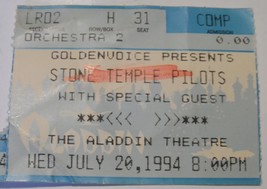 Stone Temple Pilots 1994 Ticket Stub VG Aladdin Theatre Goldenvoice Pres... - £7.68 GBP