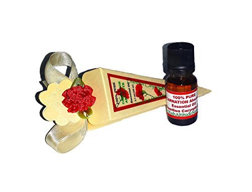 Carnation Absolute Oil - 10ml (1/3oz) -100% Pure Dianthus caryophyllus-GIFT Pack