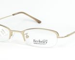 Berkeley &amp; Son M825 Or Lunettes Semi Monture Métal Cadre 50-18-135mm - $46.52