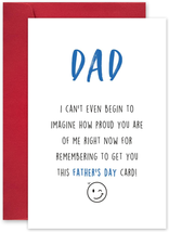 Leinessy Funny Happy Father&#39;S Day Card, Humor Card for Dad, Hilarious Fathers Da - £7.94 GBP