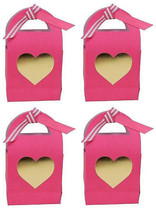 Lot of Two (2) 4 Pack of Paper Valentine&#39;s Day Treat Gift boxes Spritz - $4.98