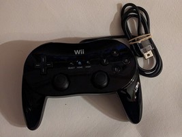 Ufficiale Nintendo Wii Nero Classico Pro con Fili Joystick RVL-005 02 OE... - $19.73