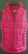 New York &amp; Company ~ Women&#39;s Size Small ~ Red ~ Nylon ~ Sleeveless Vest - $22.44