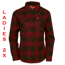 DIXXON FLANNEL - TKO Red Flannel Shirt - Women&#39;s 2X - £57.31 GBP