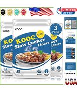30 Extra Large Slow Cooker Liners 14x22&quot; for Hassle-Free Cooking &amp; Clean-Up - $61.53 CAD