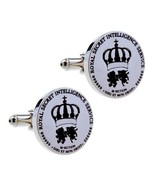 BRITISH SPY CUFFLINKS Royal Secret Intelligence Service GIFT BAG James B... - $16.95