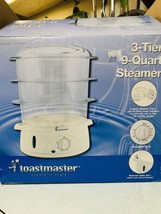 Toastmaster 3 Tier, 9QT Electric Food Steamer for Cooking Vegetable Steamer - $46.74