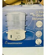 Toastmaster 3 Tier, 9QT Electric Food Steamer for Cooking Vegetable Steamer - $64.07 CAD