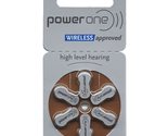3 X Power One p312 Hearing Aid Battery No Mercury (10 Packs of 6 Each) - $64.99