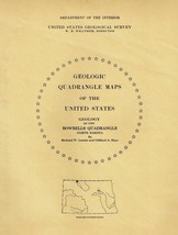 USGS Geologic Map: Bowbells Quadrangle, North Dakota - $12.89