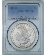 1883-O Silver Morgan Dollar Graded by PCGS as MS64PL Prooflike - $4,596.72 MXN