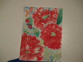 Water color painting of Peonyes - €22,69 EUR