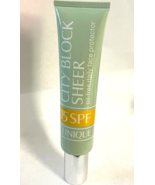 CLINIQUE CITY BLOCK SHEER SPF 15 Oil-Free Daily 1.4oz / 40mL RARE - $58.91