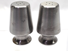 Vintage MCM EKCO ETERNA Salt &amp; Pepper Shaker Set Stainless Steel Japan S601 - $121.59 MXN