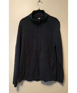 Sketchers Cotton Blend Sweater Navy Blue  Women&#39;s Full Zip Large - €12,86 EUR