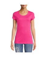 No Boundaries Women&#39;s Juniors T Shirt Short Sleeve LARGE (11-13) Pink Fu... - $12.59