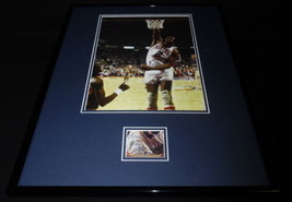 Moses Malone Signed Framed 16x20 Photo Display JSA 76ers - £119.42 GBP