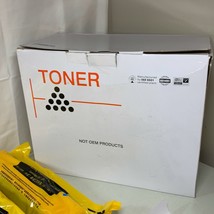 Zonrcog 206A Black Red Yellow Blue High Yield Toner Cartridge Pack Of 4 Open Box - £45.55 GBP