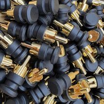 50 - RCA SHIELDED SHORTING CAPS / PLUGS - RF/EMI &amp; NOISE CANCELING / PRO... - $44.54