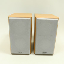 Sony SS-CRB5 Micro Bookshelf 2-Way Bass Reflex Stereo Speakers Light Wood Pair - £34.65 GBP