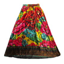 NWT Farm Rio Winter Garden Floral Velvet Maxi Skirt S $215 - £85.63 GBP