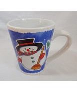 Christmas Snowman Winter 12 oz Coffee Mug Cup  - £1.58 GBP