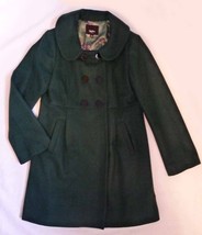 Contemporary Green Wool Blend Peacoat XL from Mossimo by Mossimo Giannul... - $28.90