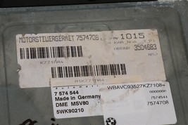Bmw 328i 528i N52 3.0L 6spd Engine Control Module Computer Ecu Ecm Pcm 7-574-544 image 4