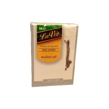 La Voz Bass Clarinet Reeds -  Strength Medium Soft - Box of 10 Reeds - $40.00