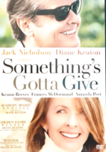 Somethings Gotta Give DVD 2004 Jack Nicholson, Diane Keaton and Keanu Reeves - £2.32 GBP