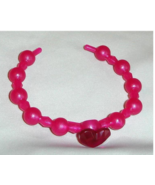 Plastic bracelet Human sized came with Barbie doll Pink heart center by ... - £3.13 GBP