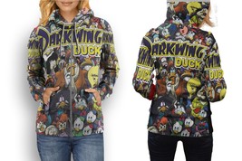 Darkwing Duck  Womens Graphic Zipper Hooded Hoodie - £27.39 GBP+
