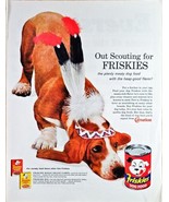 FRISKIES DOG FOOD - Cubs and Mixes Carnation - Dogs - Feathers-1962 VTG ... - £7.71 GBP