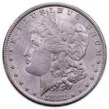 1882 $1 Silver Morgan Dollar in Choice BU Condition, Terrific Eye Appeal - $97.20