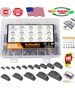 200-Piece Metric Woodruff Key Assortment Kit - 15 Sizes of Durable Carbo... - $55.73 CAD