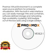 Proxmox Virtual Environment VE 8.2-1 DVD - Enterprise Virtualization Pla... - €6,98 EUR