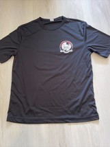 Wounded Warrior SOF Bionic Warriors Men&#39;s Size Medium T-Shirt Black Stretch - £8.75 GBP