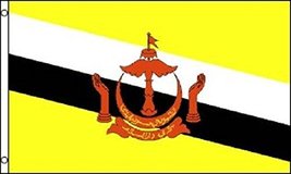 Brunei Flag State Banner Adobe of Peace Pennant Borneo Island 3x5 - £3.84 GBP