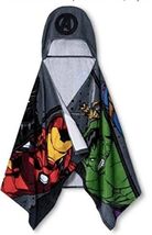 Marvel AVENGERS ~ Kids Hooded Towel Wrap ~ 24 x 50 ~ 100% Cotton - $25.00