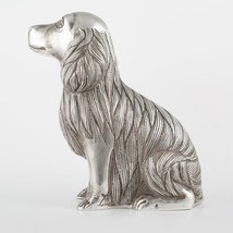 Silver Dog Sculpture Article, Animal Figurine, 925 Sterling Silver, Dog Collecti - £556.87 GBP