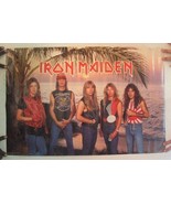 Iron Maiden Poster Band Shot Palm Tree - £69.44 GBP