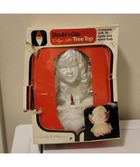 VTG 70s Doubl Glo Edge Lite Tree Top Pearlized Angel 10 Light Japan READ - $28.96 CAD