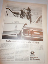 Vintage Marathon Oil Company Print Magazine Advertisement 1973 - £4.73 GBP
